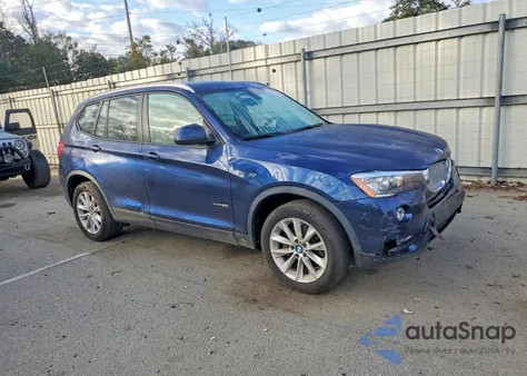 2017 BMW X3 xDrive28I z USA, uszkodzony, nr VIN 5UXWX9C58H0T09999